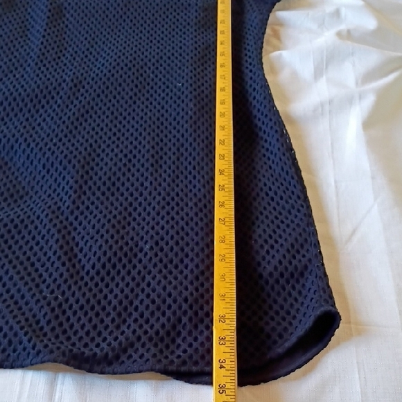 Banana Republic Navy Textured Mini Dress Size 6 - Picture 8 of 10